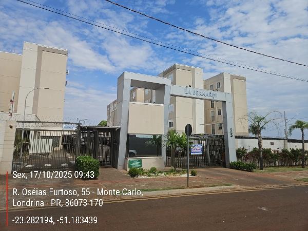 Apartamento em Londrina, Monte Carlo, Rua A, N. 55, Apto 403, Bl 06, PR. Área: 40.82m2