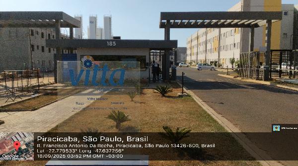 Apartamento em Piracicaba, Chacaras Agua Branca, Rua Francisco Antonio Da Rocha, N. 185, Apto 408, Torre 10, SP. Área: 45.99m2