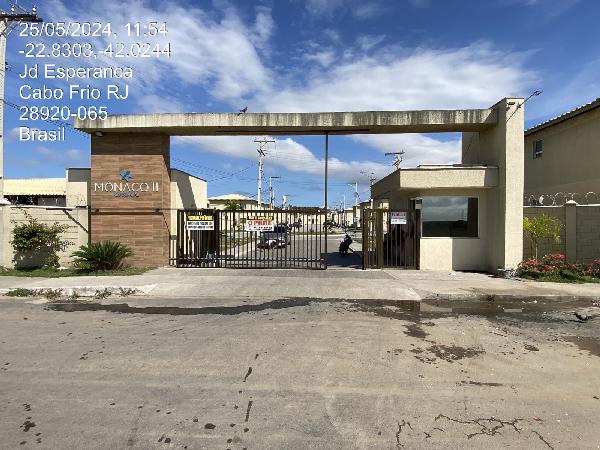 Apartamento em Cabo Frio, Jardim Esperanca, Rua Americo Gomes Da Fonseca, N. S/N, Apto 201, Bl 68 Vaga 124 Res Monaco Ii, RJ. Área: 50.4m2