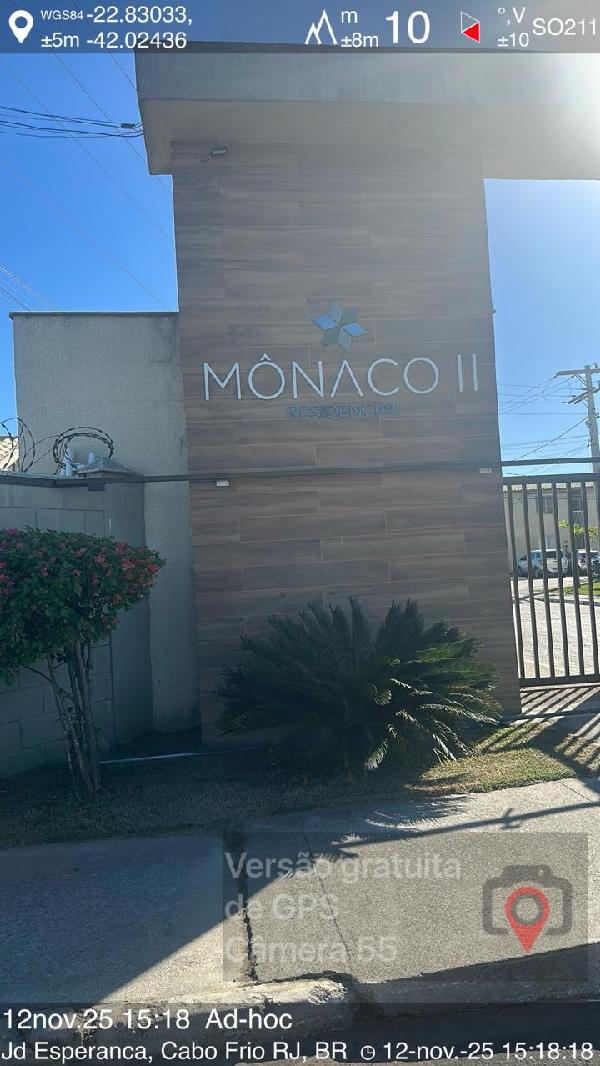 Apartamento em Cabo Frio, Jardim Esperanca, Rua Tres, N. 72, Apto 102, Bl 09, RJ. Área: 50.4m2