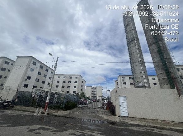 Apartamento em Fortaleza, Cajazeiras, Rua Dos Solares, N. 255, Apto 004, Bl 03 Lt 02 Qd 02, CE. Área: 44.28m2