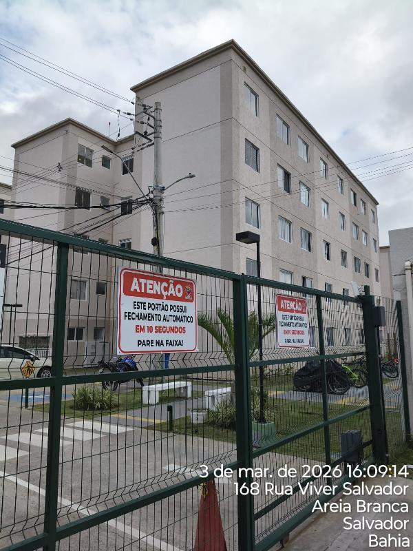 Apartamento em Salvador, Areia Branca, Rua Viver Areia Branca, N. 155, Apto 102, Bloco 05, BA. Área: 40.53m2