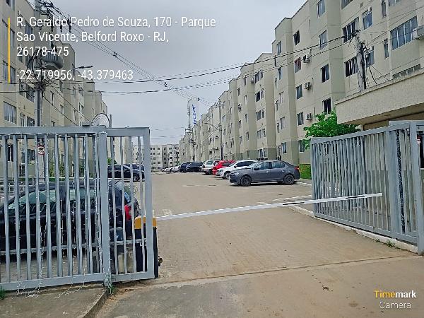 Apartamento em Belford Roxo, Sao Vicente, Rua Sargento Geraldo Pedro De Souza, N. 80, Apto 306, Bl 01, RJ. Área: 41.27m2