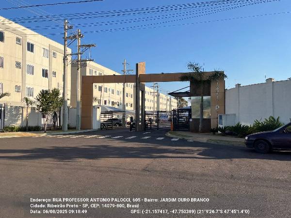 Apartamento em Ribeirão Preto, Jardim Ouro Branco, Rua Professor Aylton Ricoy De Oliveira, N. 605, Apto 302, Bl 14, SP. Área: 40.82m2