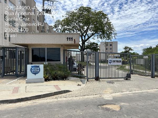 Apartamento em Rio de Janeiro, Santa Cruz, Rua Aporuna, N. 111, Apto 306, Bl 03, RJ. Área: 41.27m2