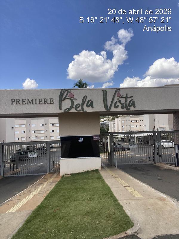 Apartamento em Anápolis, Residencial Bela Vista, Avenida Contorno, N. 375, Apto 306, Bl 14 Box 467 Gleba 01, GO. Área: 42.81m2