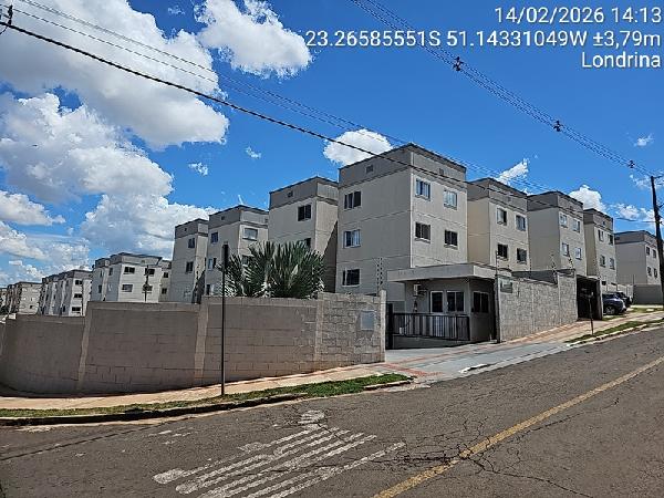 Apartamento em Londrina, Conjunto Habitacional Violim, Rua Elzira Bittencourt Guides, N. 55, Apto 304, Qd 5 Bl 10 Vg 162, PR. Área: 43.31m2