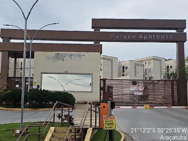 Apartamento em Araçatuba, Estrada Fause Chade, Estrada Vicinal Fause Chade, N. 455, Apto 401, Bl 01, SP. Área: 39.3m2