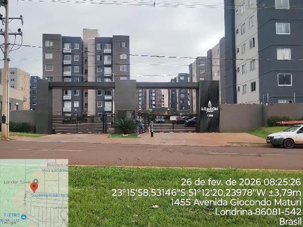 Apartamento em Londrina, Jardim Maria Celina, Avenida Giocondo Maturi, N. 1500, Apto 503, Bl 01, 5º Pavimento, Vaga Nº 18, PR. Área: 42.38m2