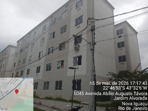 Apartamento em Nova Iguaçu, Cabucu, Avenida Abilio Augusto Tavora, N. 6045, Apto 104, Bl 11, RJ. Área: 40.54m2