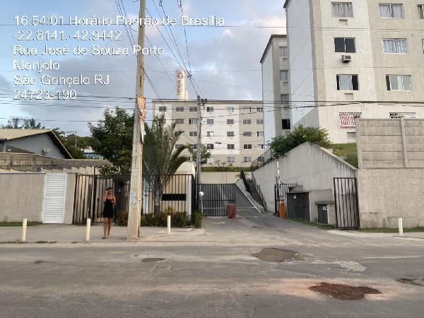 Apartamento em São Gonçalo, Monjolos, Estrada Joao De Abreu, N. 214, Apto 203, Bl 14, RJ. Área: 48.74m2