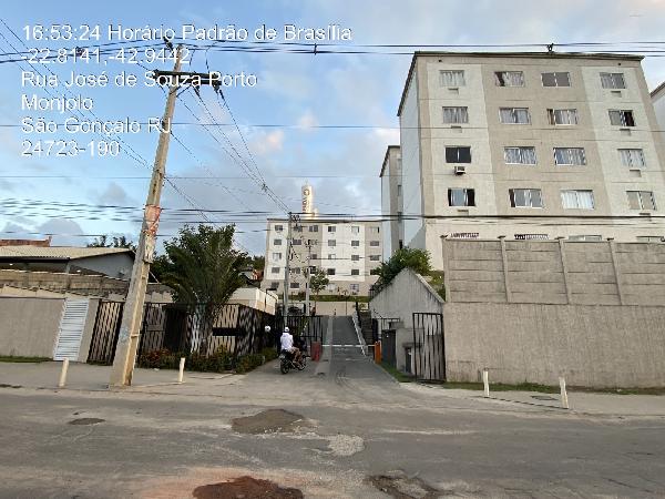 Apartamento em São Gonçalo, Monjolos, Estrada Joao De Abreu, N. 214, Apto 503, Bl 13, RJ. Área: 48.74m2