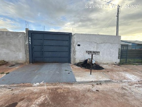Casa em Apucarana, Conjunto Habitacional Solo Sagrado, Rua Ideval Dos Santos (Antiga Rua 15), N. 111, Lt 25 Qd 43, PR. Área: 42.37m2 Casa em Apucarana, Conjunto Habitacional Solo Sagrado, Rua Ideval Dos Santos (Antiga Rua 15), N. 111, Lt 25 Qd 43, PR. Área: 42.37m2