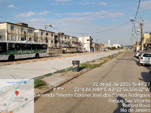 Apartamento em Belford Roxo, Sao Vicente, Rua Sargento Geraldo Pedro De Souza, N. 80, Apto 107, Bl 02, RJ. Área: 46.21m2