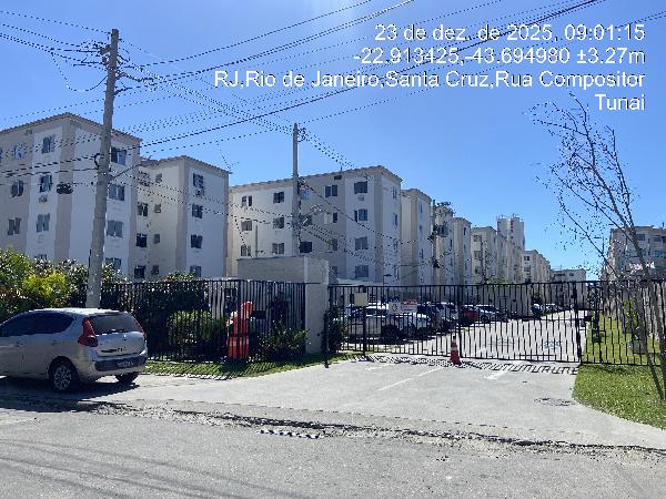 Apartamento em Rio de Janeiro, Santa Cruz, Rua Compositor Tunai (Antiga Rua Projetada 1), N. 115, Apto 308, Bl 12, RJ. Área: 40.54m2 Apartamento em Rio de Janeiro, Santa Cruz, Rua Compositor Tunai (Antiga Rua Projetada 1), N. 115, Apto 308, Bl 12, RJ. Área: 40.54m2