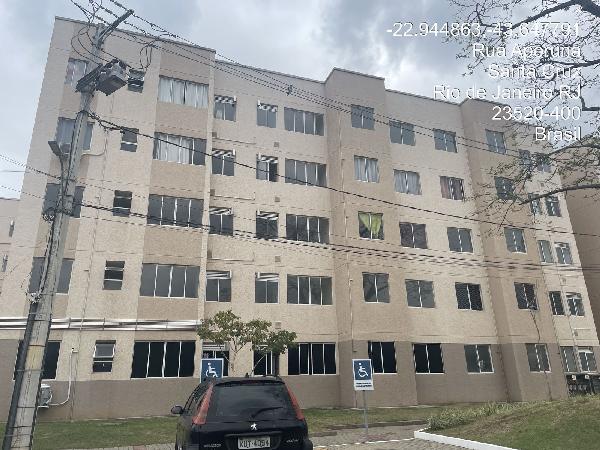 Apartamento em Rio de Janeiro, Santa Cruz, Rua Aporuna, N. 111, Apto 406, Bl 04, RJ. Área: 41.27m2