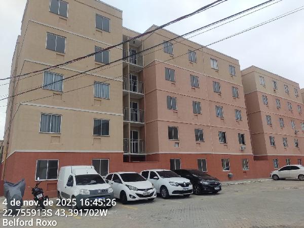 Apartamento em Belford Roxo, Das Gracas, Rua Belo Horizonte, N. 581, Apto 304, Torre T1, Lt 02, RJ. Área: 45.18m2