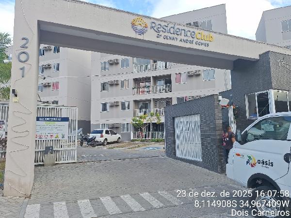 Apartamento em Jaboatão dos Guararapes, Dois Carneiros, Rua Palhambu, N. 201, Apto 401, Bl 08, PE. Área: 46.33m2