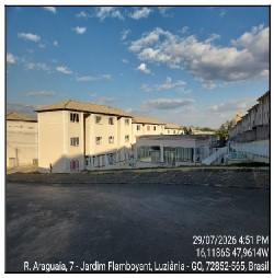 Apartamento em Luziânia, Jardim Flamboyant, Rua Araguaia, N. Sn, Apto 101, Bl 54 Gleba Ga5 Pav Terreo, GO. Área: 56.62m2