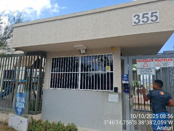Apartamento em Caucaia, Marechal Rondon (jurema), Rua Idealista, N. 355, Apto 201, Pav 02 Bl 21, CE. Área: 42.64m2