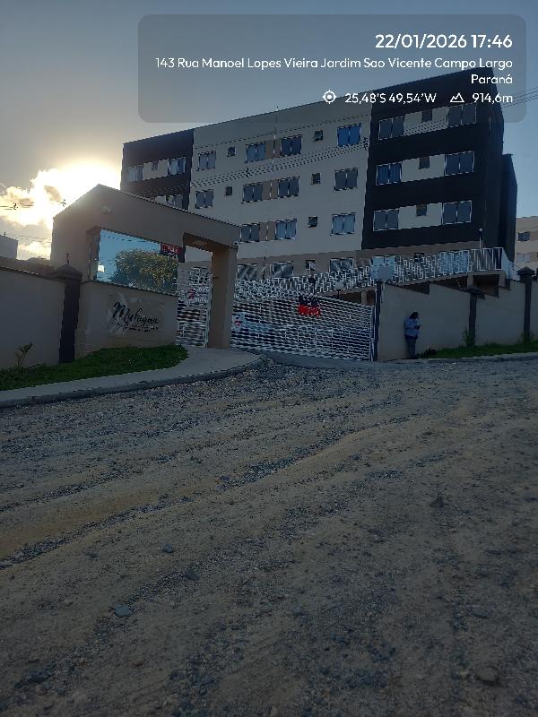 Apartamento em Campo Largo, Botiatuva, Rua Manoel Lopes Vieira, N. 143, Apto 303, Bl 05, Vaga Nº 274, PR. Área: 40m2