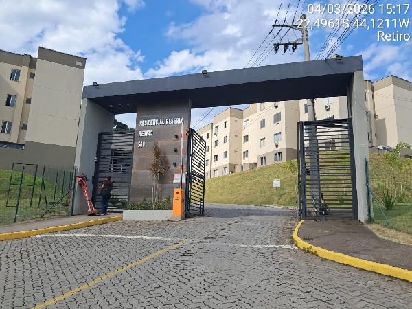Apartamento em Volta Redonda, Retiro, Avenida Manoel Garani, N. 500, Apto 305, Bl 12 Lt 133, RJ. Área: 44.94m2