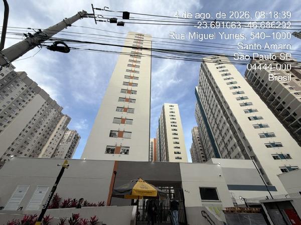 Apartamento em São Paulo, Olaria, Avenida Miguel Yunes, N. 930, Apto 1805, Pav 18 Subcondomínio 3 Torre 03 His1, SP. Área: 33.74m2