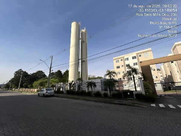 Apartamento em Porto Alegre, Restinga, Rua 7008, N. 280, Apto 401, Bl 10, RS. Área: 40.46m2