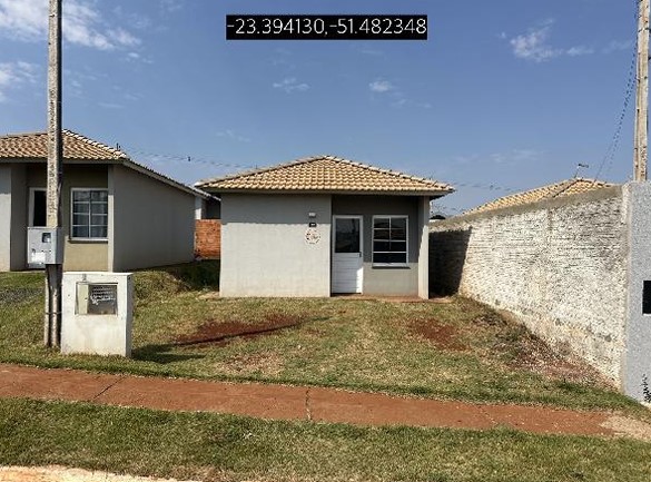Casa em Arapongas, Loteamento Bem Viver Arapongas, Rua Choca De Coroa Preta, N. 149, Lt 54 Qd 12, PR. Área: 43.85m2