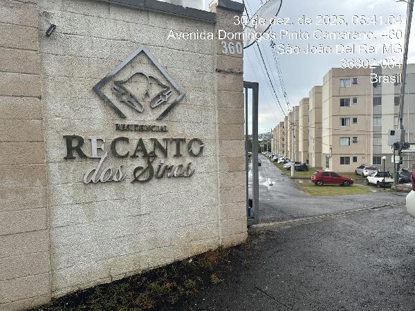 Apartamento em São João del Rei, Colonia Do Marcal, Avenida Domingos Pinto Camarano, N. 360, Apto 102, Bl 12, 1º Pav, MG. Área: 42.9m2