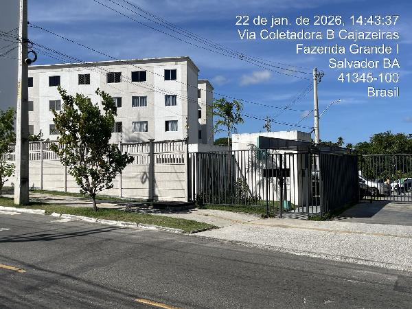Apartamento em Salvador, Fazenda Grande Ii, Rua Vereador Zezeu Ribeiro, N. 613, Apto 301, Bl 05, BA. Área: 40.53m2
