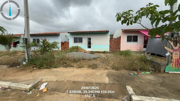 Casa em Santa Cruz do Capibaribe, Malhada Do Meio, Rua Maria HinÔ Da Silva (Antiga R Projetada 07), N. 419, Lt 41 Qd O, PE. Área: 46.3m2