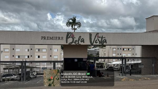 Apartamento em Anápolis, Residencial Bela Vista, Avenida Contorno, N. 375, Apto 302, Bl 14, GO. Área: 42.81m2