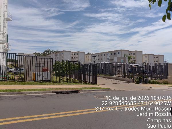 Apartamento em Campinas, Jardim Rossin, Rua Gertrudes Moro Rossin, N. 397, Apto 04, Torre 21, SP. Área: 39.12m2