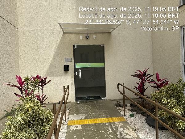 Apartamento em Votorantim, Jardim Bertioga, Rua Norberto Claudio Paes Vieira, N. 80, Apto 102, Bl 04 Vg 9, SP. Área: 39.3m2