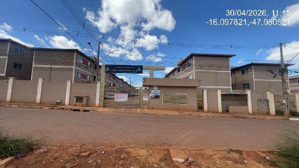 Apartamento em Cidade Ocidental, Mansoes Recreio Mossoro, Quadra Quadra 7, N. Sn, Apto 102, Bl R Lt 6c Box R102, GO. Área: 44.77m2