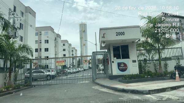 Apartamento em Rio de Janeiro, Parque Columbia, Rua Embau, N. 2000, Apto 504, Bl 01, RJ. Área: 41m2 Apartamento em Rio de Janeiro, Parque Columbia, Rua Embau, N. 2000, Apto 504, Bl 01, RJ. Área: 41m2