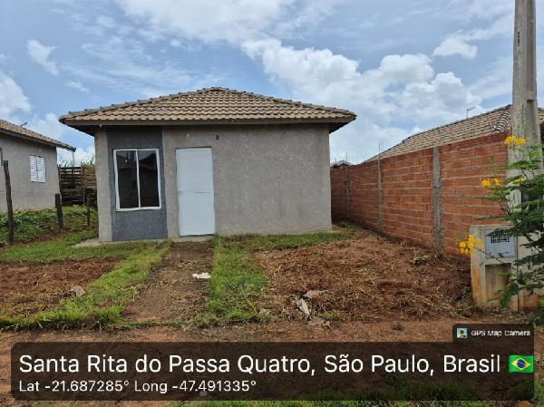 Casa em Santa Rita do Passa Quatro, Jardim Recanto Dos Passaros, Rua Natal Miskulin, N. 175, Lt 16 Qd K, SP. Área: 46.7m2