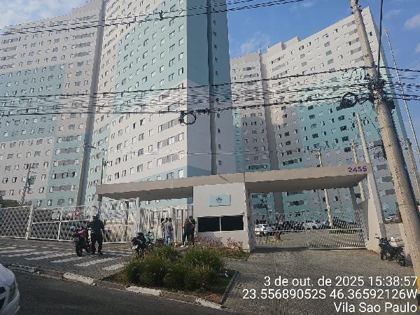 Apartamento em Ferraz de Vasconcelos, Vila Sao Paulo, Avenida Dom Pedro Ii, N. 2455, Apto C102, 10 Andar Bl C - Sao Luis, SP. Área: 40.84m2