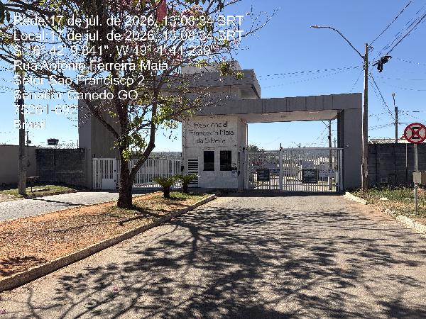 Casa em Senador Canedo, Sao Francisco Ii, Avenida Antonio Ferreira Maia, N. 241, Lt 265, GO. Área: 47.51m2