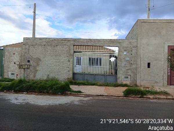 Casa em Araçatuba, Residencial Sylvio Jose Venturolli, Rua Belarmino Pires, N. 726, Qd 25  Lt 04  Antiga Rua Seis, SP. Área: 44.82m2
