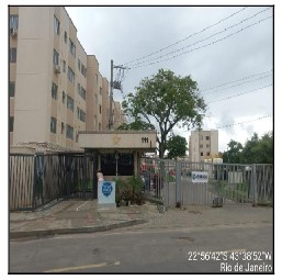 Apartamento em Rio de Janeiro, Santa Cruz, Rua Aporuna, N. 111, Apto 409, Bl 02 Lt 02, RJ. Área: 41.19m2