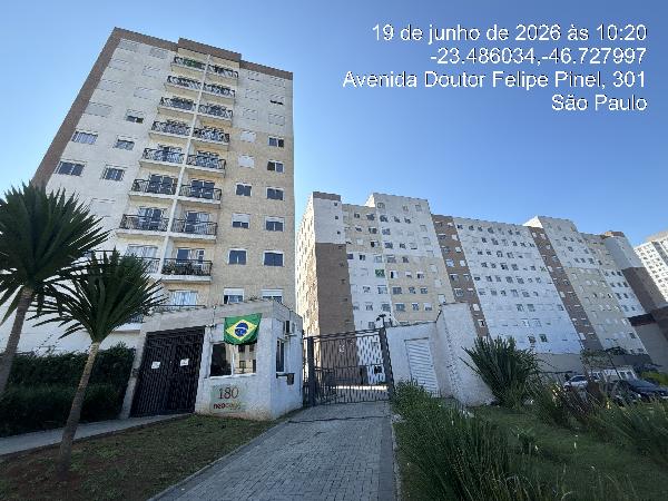 Apartamento em São Paulo, Pirituba, Avenida Doutor Felipe Pinel, N. 180, Apto 304, Bl C Torre 2 Pavimento 03 His, SP. Área: 35.71m2