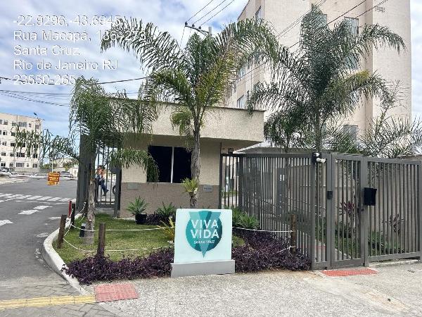 Apartamento em Rio de Janeiro, Santa Cruz, Rua Macapa, N. 273, Apto 407, Bl 01, RJ. Área: 41.28m2