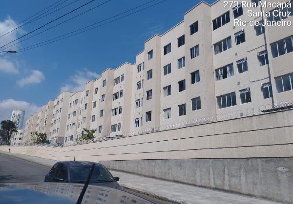 Apartamento em Rio de Janeiro, Santa Cruz, Rua Macapa, N. 273, Apto 411, Bl 02, RJ. Área: 41.07m2 Apartamento em Rio de Janeiro, Santa Cruz, Rua Macapa, N. 273, Apto 411, Bl 02, RJ. Área: 41.07m2