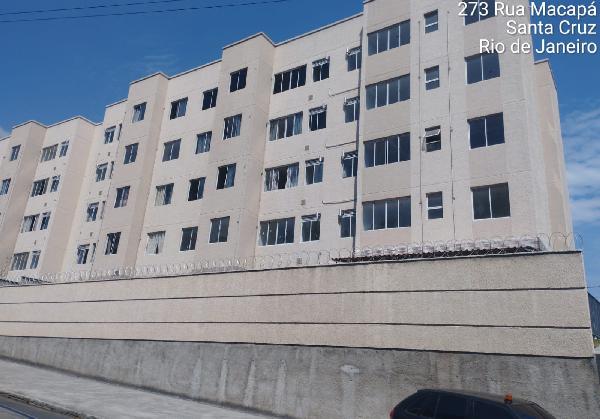 Apartamento em Rio de Janeiro, Santa Cruz, Rua Macapa, N. 273, Apto 401, Bl 02, RJ. Área: 41.28m2