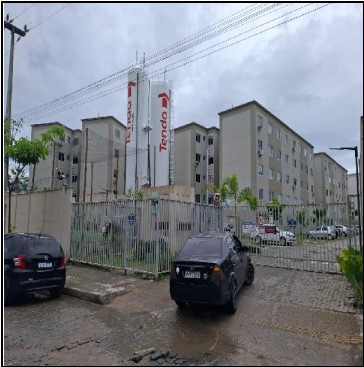 Apartamento em Fortaleza, Cajazeiras, Avenida Geografo Antonio Ribeiro Zaranza, N. 2598, Apto 203, Bl 15 Pav 02, CE. Área: 44.28m2