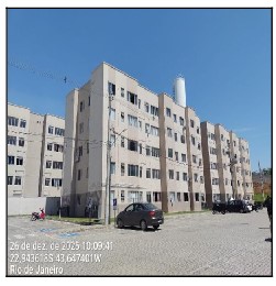 Apartamento em Rio de Janeiro, Santa Cruz, Rua Aporuna, N. 111, Apto 504, Bl 05, RJ. Área: 41.19m2