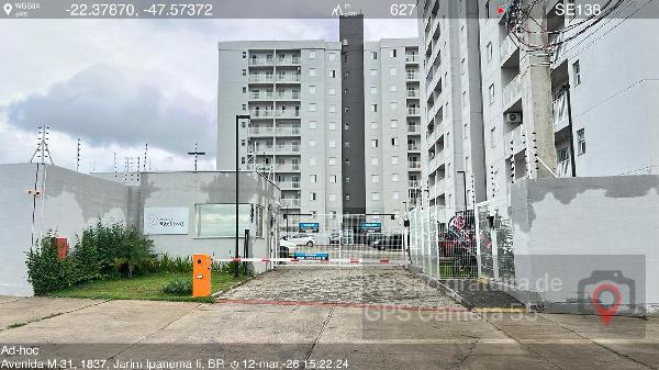 Apartamento em Rio Claro, Jardim Cherverson, Avenida M 31, N. 1881, Apto 608a, 6º Pav, Bl A, Vg Nº 115, SP. Área: 49.52m2