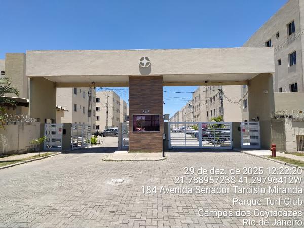 Apartamento em Campos dos Goytacazes, Parque Turf Club, Av Tarcisio Miranda, N. 342, Apto 204, Bl 13, RJ. Área: 46.13m2